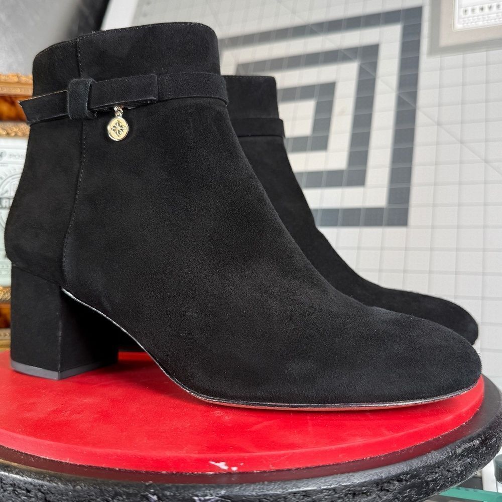 KATE SPADE ®  |  DELINA BOOT  |  BLACK SUEDE  |  US-9.5B  |  XLNT  |